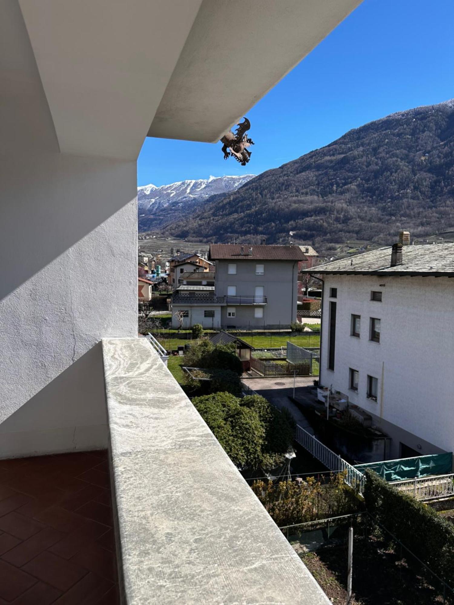 Ampio Appartamento Con Vista “Casa Magro” Tirano Eksteriør billede